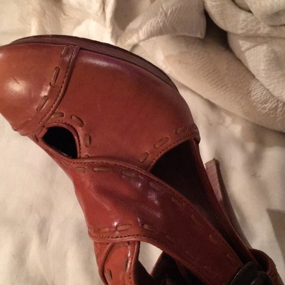 Chestnut Brown Leather Booties - Picture 6 of 8